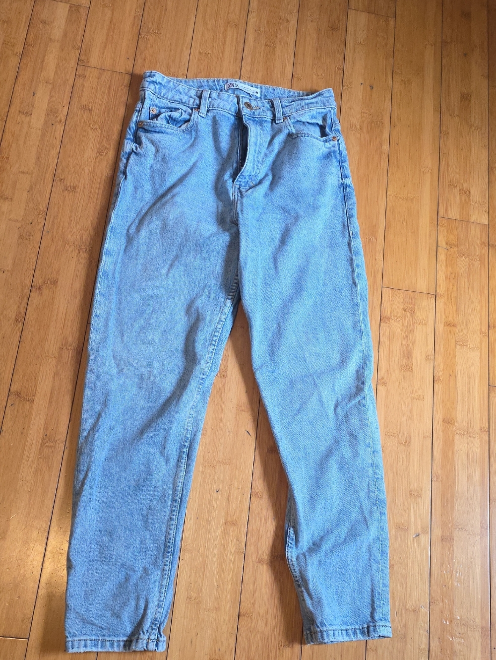 Zara High-Rise Light Blue Women's Jeans